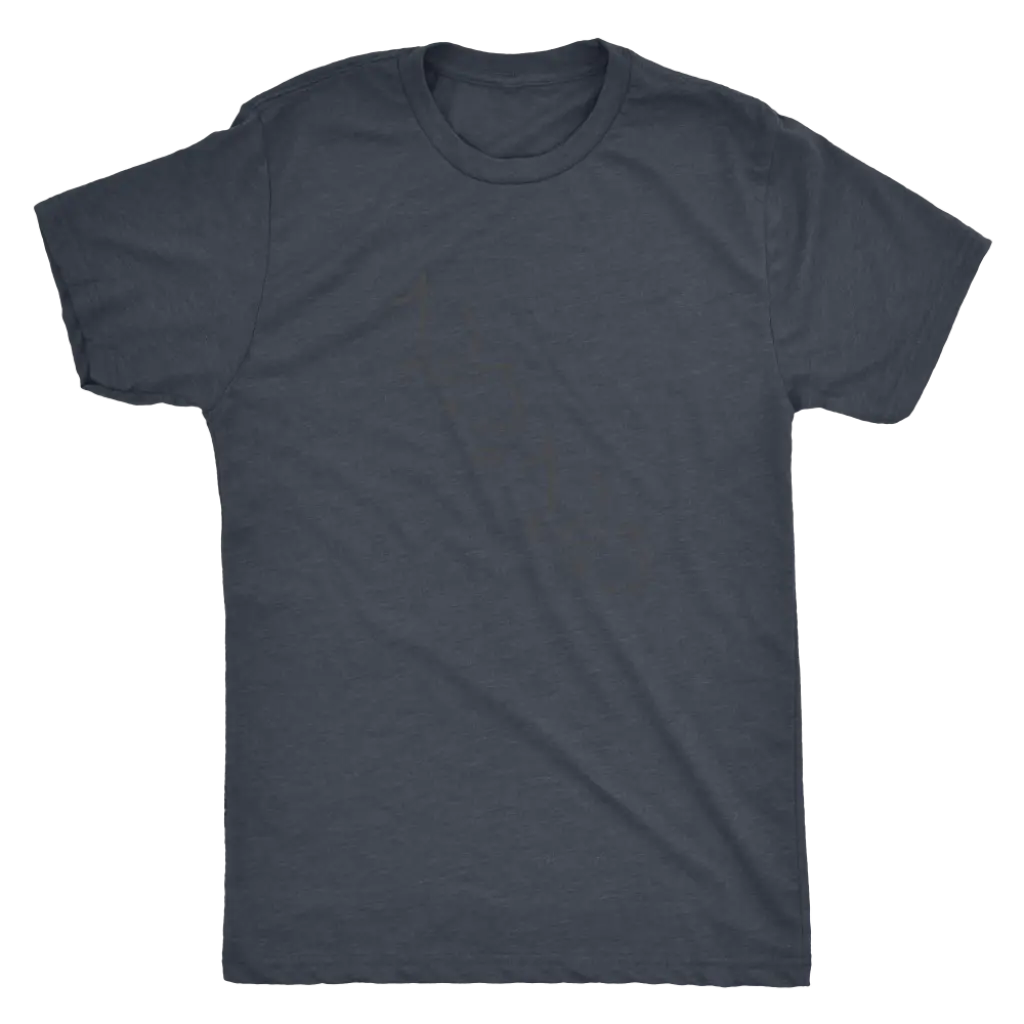 1+2+3=1x2x3 - Addition is equal to multiplicaiton - Math - Triblend T-Shirt Next Level Mens Triblend / Vintage Navy / S T-...