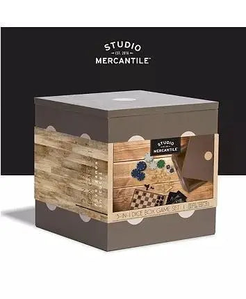 5 in 1 Backgammon, checkers, chess, dice, cards, and poker chips  Combo Game Set | Buy from Asteria One