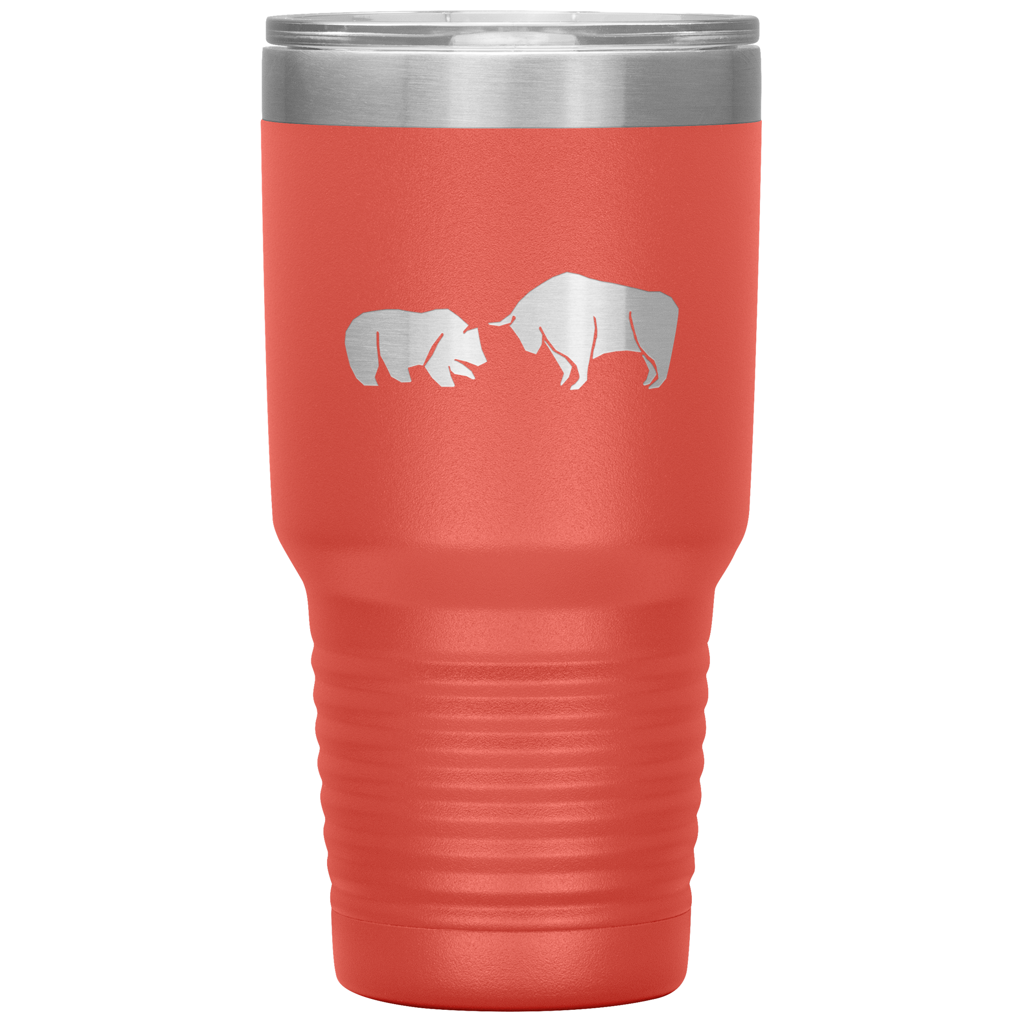 Bull_vs_bear_stainless_steel_vacuum_insu_30oz_Tumbler_Coral_Mockup.png