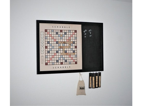 Wall mounted Magnetic Scrabble from winding hill designs