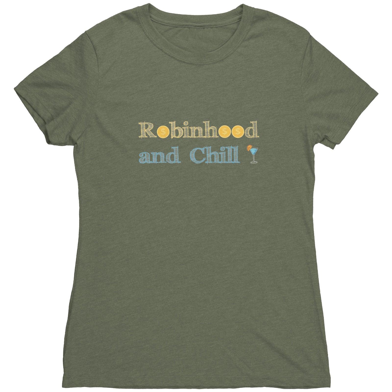 Robinhood and Chill - Triblend Trading T-Shirt