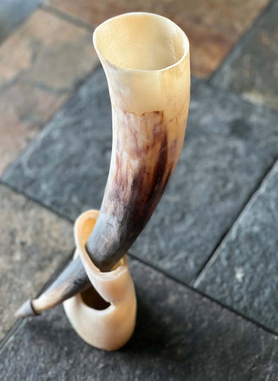 African Horn Traditional Beer Cup  Bar Tools | Buy from Asteria One