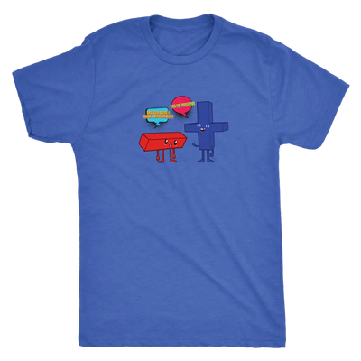 Are you sure I make a difference - Yes I am positive - Math - Triblend T-Shirt Next Level Mens Triblend / Vintage Royal / ...