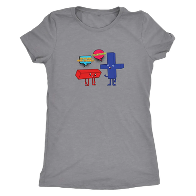 Are you sure I make a difference - Yes I am positive - Math - Triblend T-Shirt Next Level Womens Triblend / Heather Grey /...