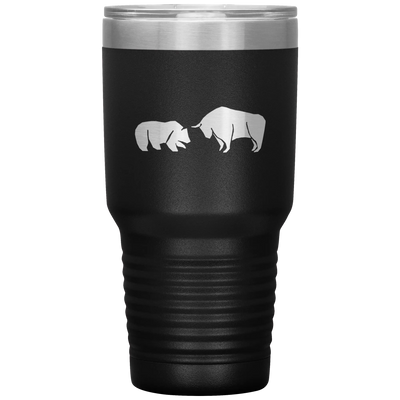 Bull vs bear stainless steel vacuum insulated hot and cold beverage container Black Tumblers | Buy from Asteria One