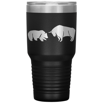 Bull vs bear stainless steel vacuum insulated hot and cold beverage container Black Tumblers | Buy from Asteria One