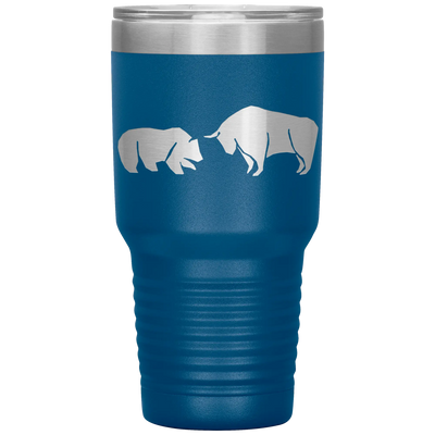 Bull vs bear stainless steel vacuum insulated hot and cold beverage container Blue Tumblers | Buy from Asteria One