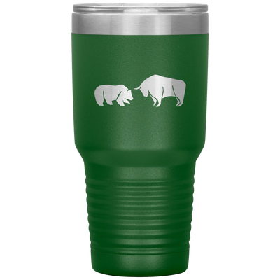 Bull vs bear stainless steel vacuum insulated hot and cold beverage container Green Tumblers | Buy from Asteria One