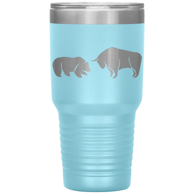 Bull vs bear stainless steel vacuum insulated hot and cold beverage container Light Blue Tumblers | Buy from Asteria One