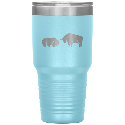 Bull vs bear stainless steel vacuum insulated hot and cold beverage container Light Blue Tumblers | Buy from Asteria One