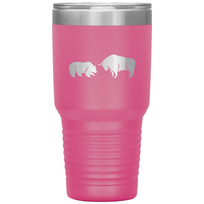 Bull vs bear stainless steel vacuum insulated hot and cold beverage container Pink Tumblers | Buy from Asteria One