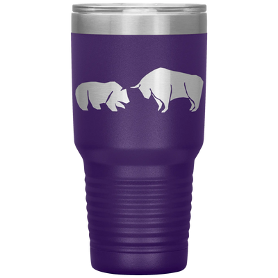 Bull vs bear stainless steel vacuum insulated hot and cold beverage container Purple Tumblers | Buy from Asteria One