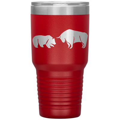 Bull vs bear stainless steel vacuum insulated hot and cold beverage container Red Tumblers | Buy from Asteria One