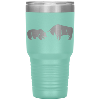 Bull vs bear stainless steel vacuum insulated hot and cold beverage container Teal Tumblers | Buy from Asteria One