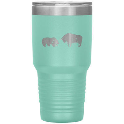 Bull vs bear stainless steel vacuum insulated hot and cold beverage container Teal Tumblers | Buy from Asteria One