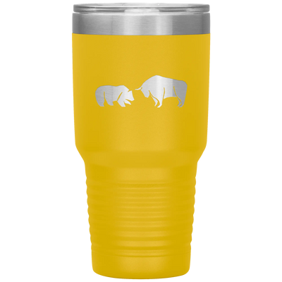 Bull vs bear stainless steel vacuum insulated hot and cold beverage container Yellow Tumblers | Buy from Asteria One