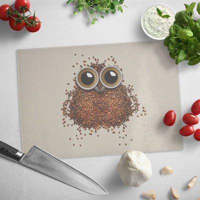 Coffee eyed - Glass cutting board  Cutting Boards | Buy from Asteria One