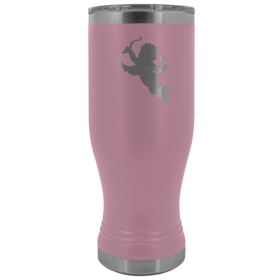 Cupid stainless steel vacuum insulated BPA and Lead Free coffee Tumbler with clear lid Light Purple Tumblers | Buy from As...