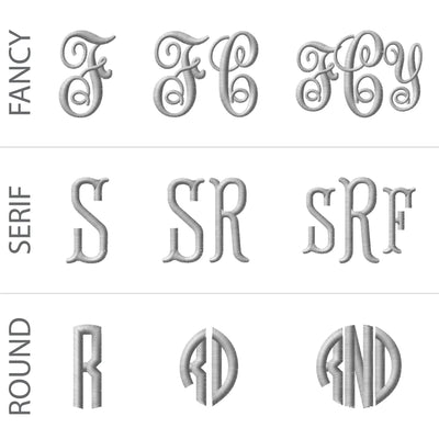 Customizeable / personalizable Monogram Adult Scarf  Monogrammed Personalized Products | Buy from Asteria One