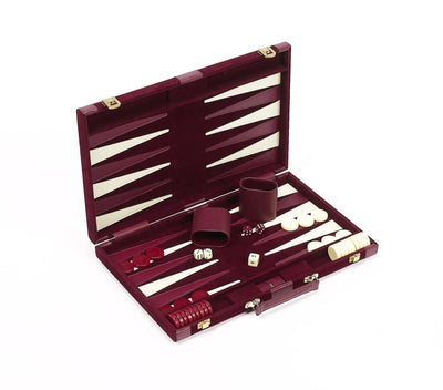 Designer Backgammon complete Set 15" / Maroon Board Games | Buy from Asteria One