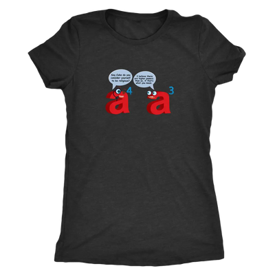I believe there are higher powers than us - Triblend Math T-Shirt Next Level Womens Triblend / Vintage Black / S T-shirt |...