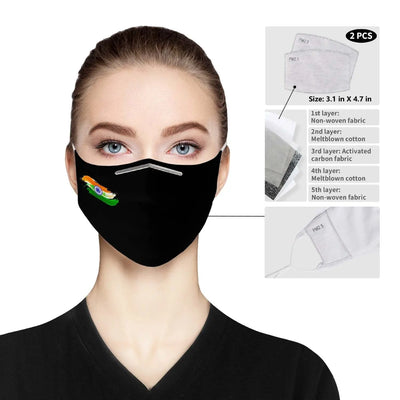 Indian Flag  Cloth Face Mask For Adults  For Adults | Buy from Asteria One