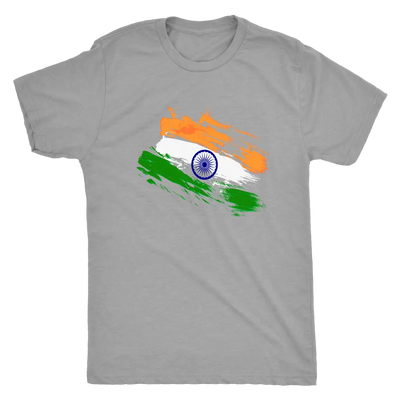 Indian flag faded strokes - Triblend T-Shirt Next Level Mens Triblend / Premium Heather / S T-shirt | Buy from Asteria One
