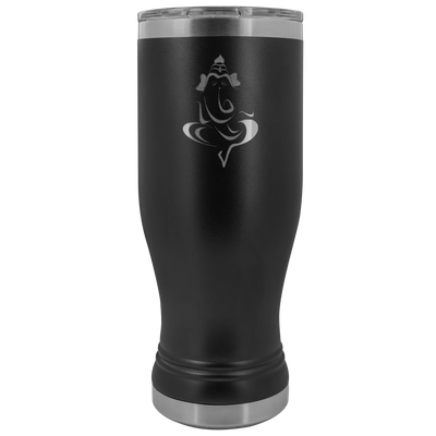 Indian Ganesha (Vinayagar) stainless steel vacuum insulated hot and cold beverage container Black Tumblers | Buy from Aste...