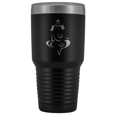 Indian Ganesha (Vinayagar) stainless steel vacuum insulated hot and cold beverage container Black Tumblers | Buy from Aste...