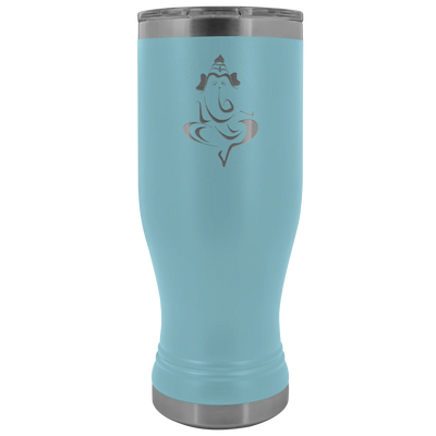 Indian Ganesha (Vinayagar) stainless steel vacuum insulated hot and cold beverage container Light Blue Tumblers | Buy from...