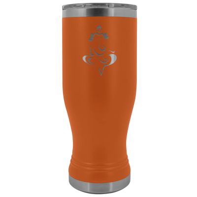 Indian Ganesha (Vinayagar) stainless steel vacuum insulated hot and cold beverage container Orange Tumblers | Buy from Ast...