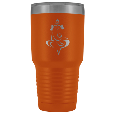 Indian Ganesha (Vinayagar) stainless steel vacuum insulated hot and cold beverage container Orange Tumblers | Buy from Ast...