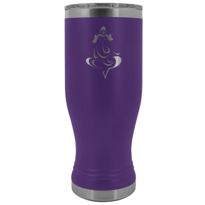 Indian Ganesha (Vinayagar) stainless steel vacuum insulated hot and cold beverage container Purple Tumblers | Buy from Ast...