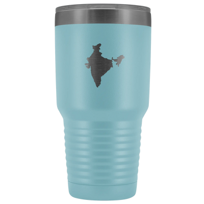 Indian Map stainless steel vacuum insulated hot and cold beverage container Light Blue Tumblers | Buy from Asteria One