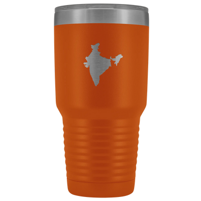 Indian Map stainless steel vacuum insulated hot and cold beverage container Orange Tumblers | Buy from Asteria One