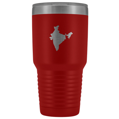 Indian Map stainless steel vacuum insulated hot and cold beverage container Red Tumblers | Buy from Asteria One