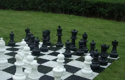 Indoor / Outdoor Garden Chess Set with Plastic Chess Mat  Games | Buy from Asteria One