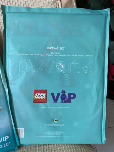 Lego Vip Gifting Wrapping Paper Bag Ribbon Tag Sticker Christmas Card Set  Gifts | Buy from Asteria One