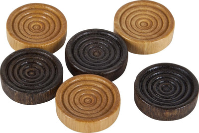 Maple and Walnut finish wood checkers with  Board Set   | Buy from Asteria One