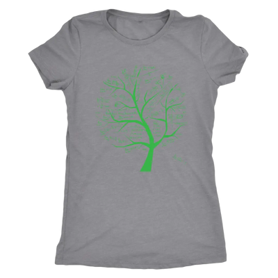 Math formulae tree - Triblend T-Shirt Next Level Womens Triblend / Heather Grey / S T-shirt | Buy from Asteria One