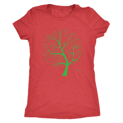 Math formulae tree - Triblend T-Shirt Next Level Womens Triblend / Vintage Red / S T-shirt | Buy from Asteria One