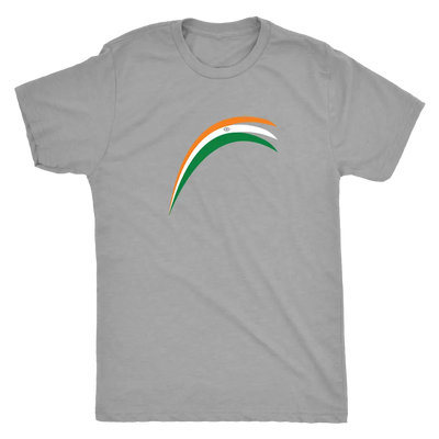 Modern Indian flag strokes - Triblend T-Shirt Next Level Mens Triblend / Premium Heather / S T-shirt | Buy from Asteria One