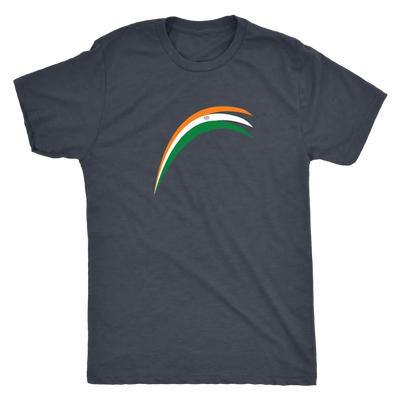 Modern Indian flag strokes - Triblend T-Shirt Next Level Mens Triblend / Vintage Navy / S T-shirt | Buy from Asteria One