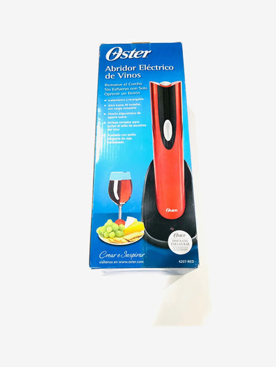 Oster Cordless Electric Wine Bottle Opener with Foil Cutter  Bar Tools | Buy from Asteria One
