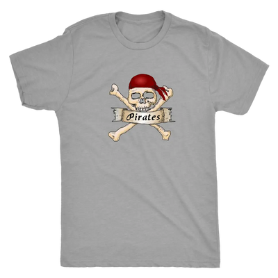 Pirates Skull cross bone - Pirates Triblend T-Shirt Next Level Mens Triblend / Premium Heather / S T-shirt | Buy from Aste...