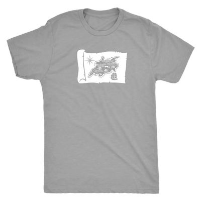 Pirates treasure map - Pirates Triblend T-Shirt Next Level Mens Triblend / Premium Heather / S T-shirt | Buy from Asteria One