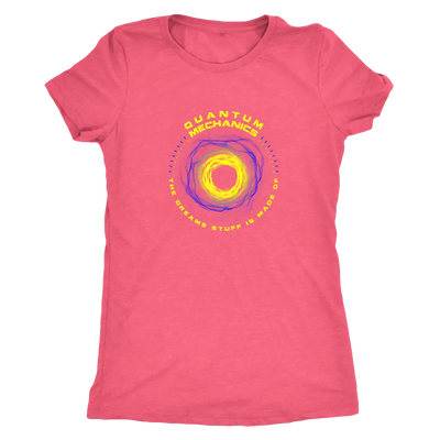 Quantom Mechanics - The Dreams stuff is made of - Physics Triblend T-Shirt Next Level Womens Triblend / Vintage Light Pink...