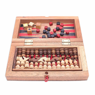 Raintree Wood Chess and Backgammon Handmade Game  Board Games | Buy from Asteria One