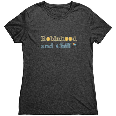 Robinhood and Chill - Triblend Trading T-Shirt Vintage Black / S Apparel | Buy from Asteria One