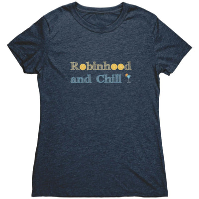 Robinhood and Chill - Triblend Trading T-Shirt Vintage Navy / S Apparel | Buy from Asteria One
